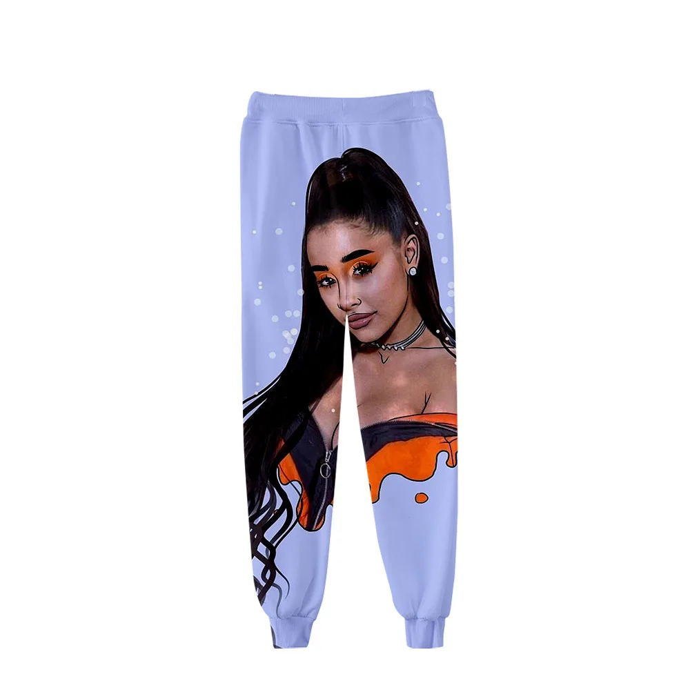 Стиль Горячая Распродажа Западная мода Ariana_grande цифровая печать 3D лодыжки окаймленные брюки
