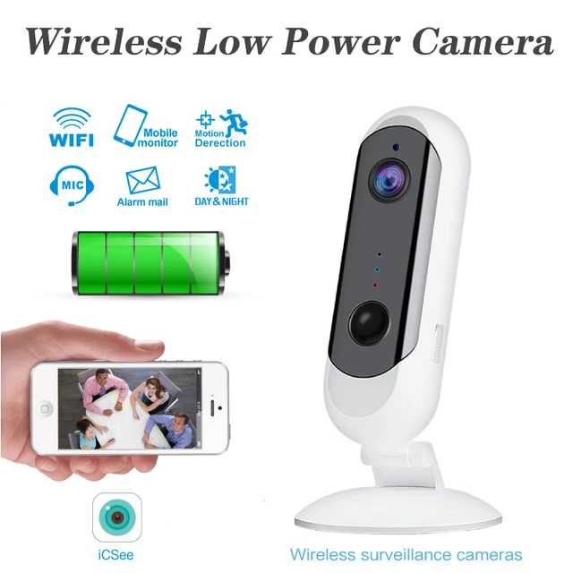 11€09 sur Caméra de surveillance rechargeable - sans fil Wifi IP