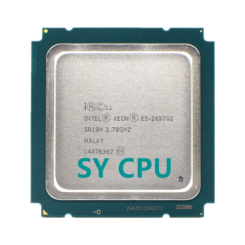 인텔 제온 e5 2697 v2 2.7GHz 30M QPI 8GT/s LGA 2011 SR19H C2 E5 2697v2 CPU ...