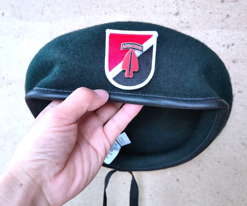 Новый Берет США 6 группы спецназа шерстяной зеленый спецназ командное