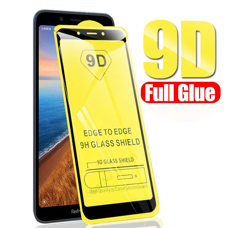 9D полное клей Защитное стекло для Xiaomi redmi 7A протектор экрана закаленное на xiomi xiami