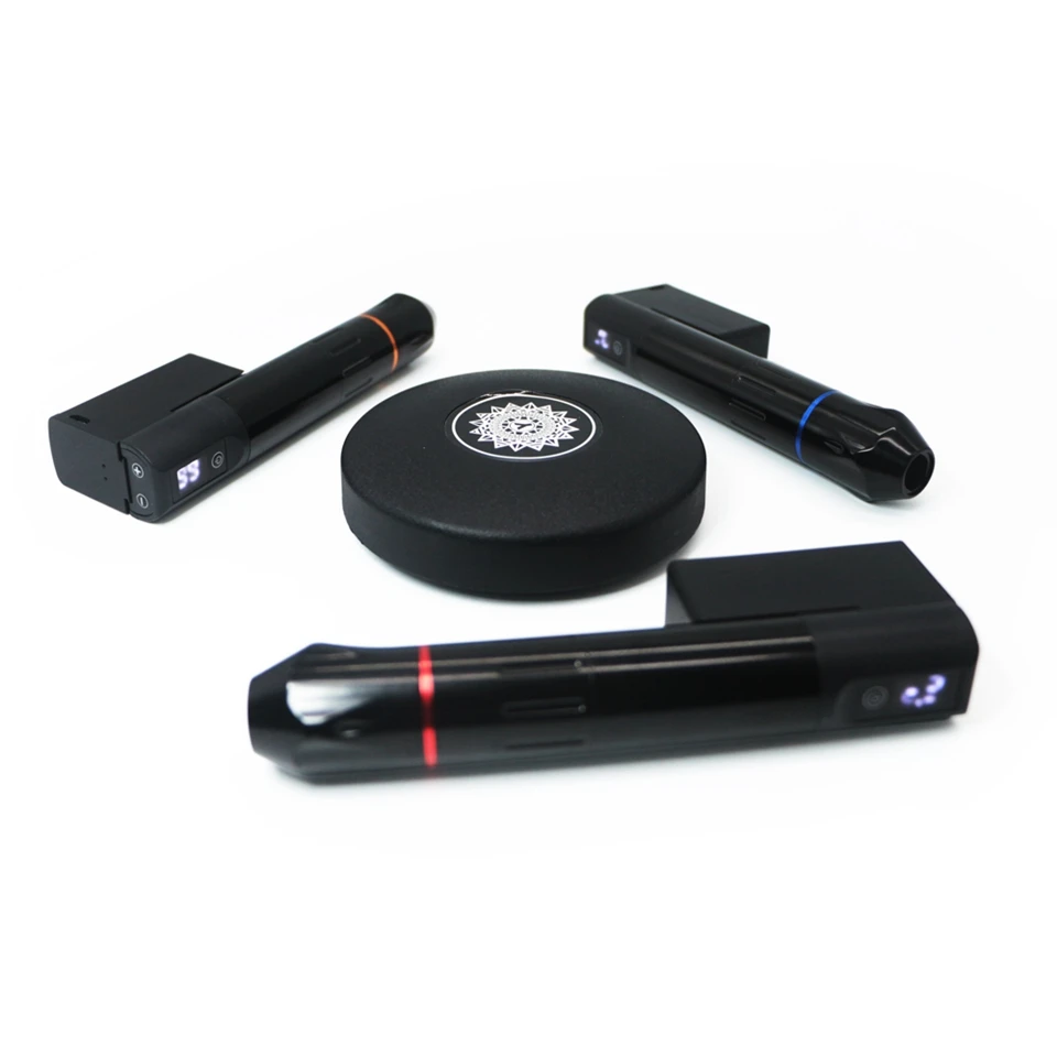 

Free Shipping Strong Power Battery Tattoo Pen with Wireless Pedal Tattoo Kit for Permanent Makeup Tattoo Power Supply