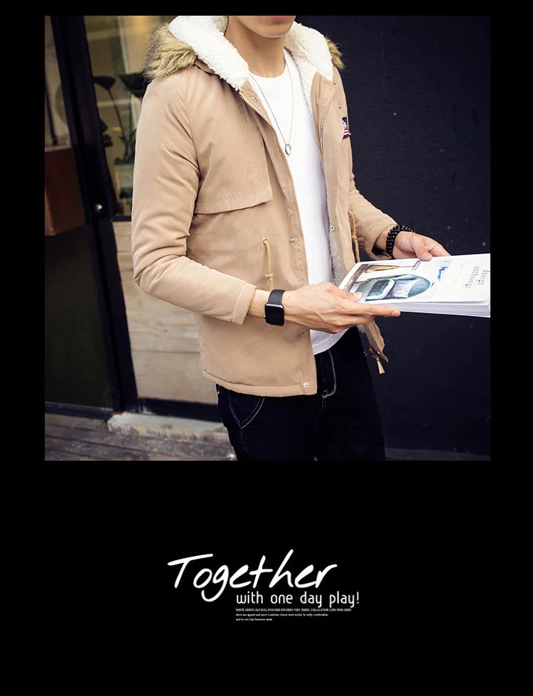 Стиль Мужская зимняя одежда из берберского флиса с хлопковой подкладкой Мужская мода толстое теплое хлопковое пальто большой размер мужская одежда