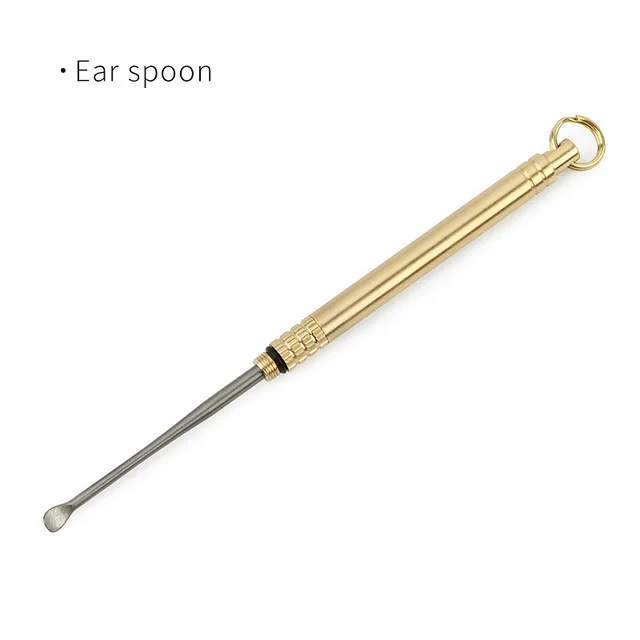 Ear Spoon Ультра легкий зубочистка держатель для ушей портативный инструмент для чистки ушей зубочистка многофункциональный инструмент для кемпинга - Цвет: Ear Spoon