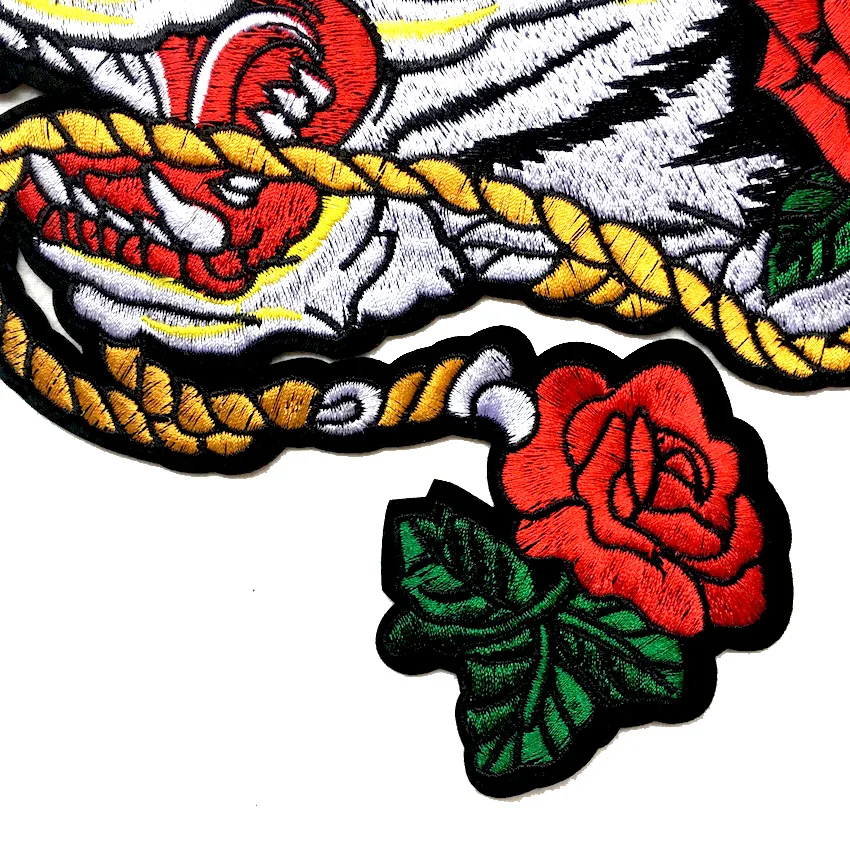 1 шт. новая версия крутые цветы тигра патчи с аппликацией для вышивки утюгом