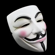 V Маска Гая Фокса мужской шар для макияжа лица Хэллоуин ужасная маска Взрослый призрак танцевальный коврик для Вендетта маска