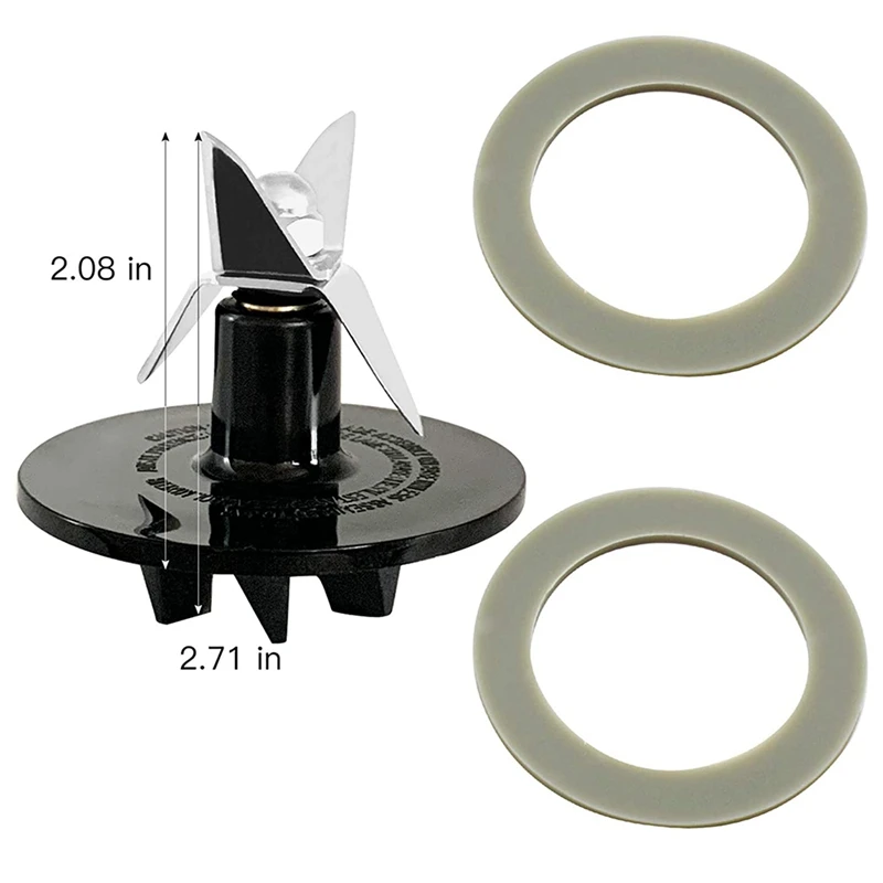 YERE Blender Blade Compatible for Blender Replacement Parts for CBT-500 CB600 with 2 Sealing Gaskets SB5600 