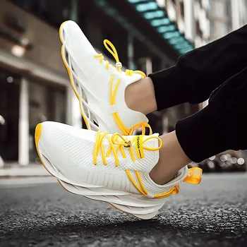 

Men Casual Shoes Brand Walking platform Footwear Shoes Male Designer Lace Up Flats Men trainer basketball tenis