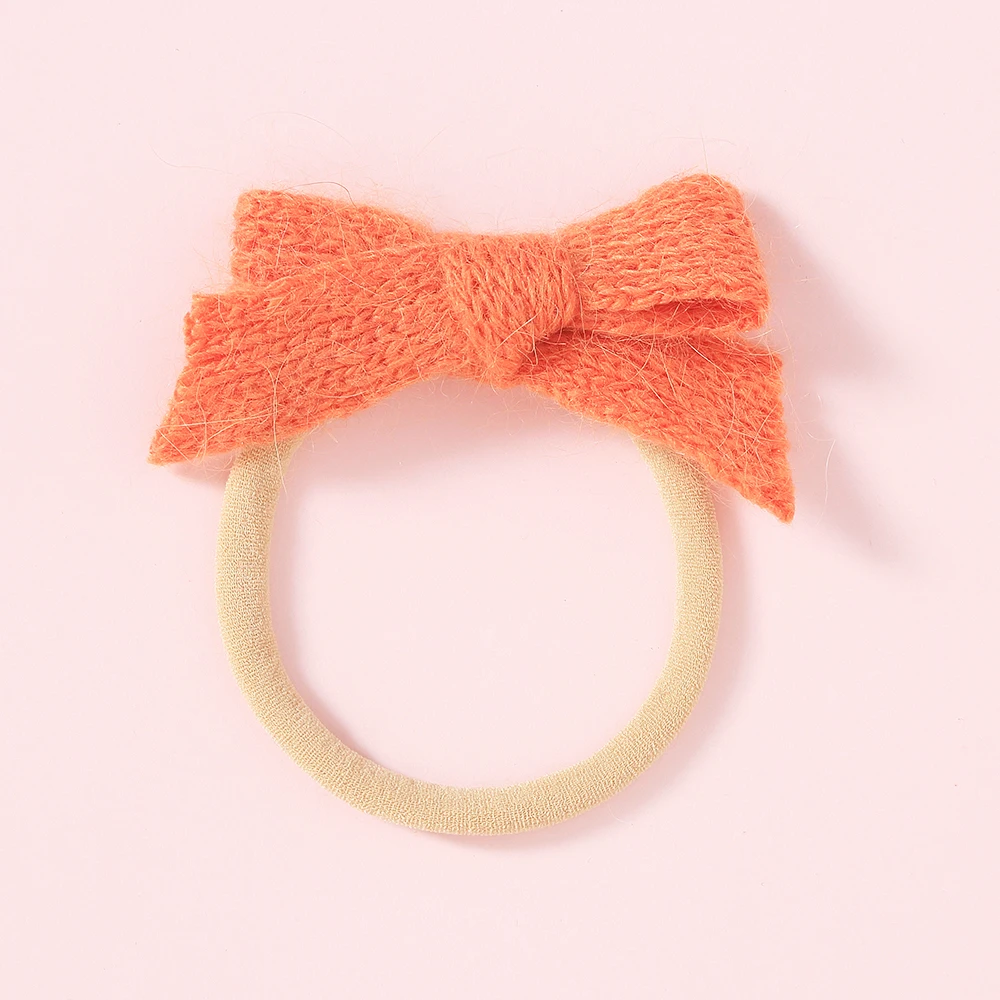 color 12 headbands 1 шт.; вязаные заколки для волос с бантом для девочек; милые заколки для волос с бантом; вязаные аксессуары для волос с бантом для детей; украшения для волос для малышей - Цвет: color 12 headbands