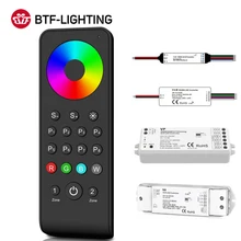 Contrôleur de bande LED RGBW 5050 4 en 1, contrôleur de bande 4CH 2.4GHz 3528 2835 RGBCW RGBWW DC12V 24V 36V Max 720W 30m