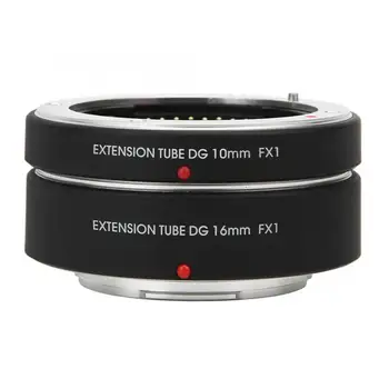 

FX1 Auto Focus Macro Extension Tube Lens Adapter Ring 10mm+16mm for Fujifilm FX Mount Camera
