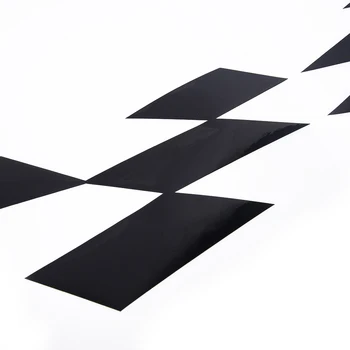 

Body 2Pcs Stripes Car Racing Graphic Vinyl PVC 200*25cm DIY Waterproof
