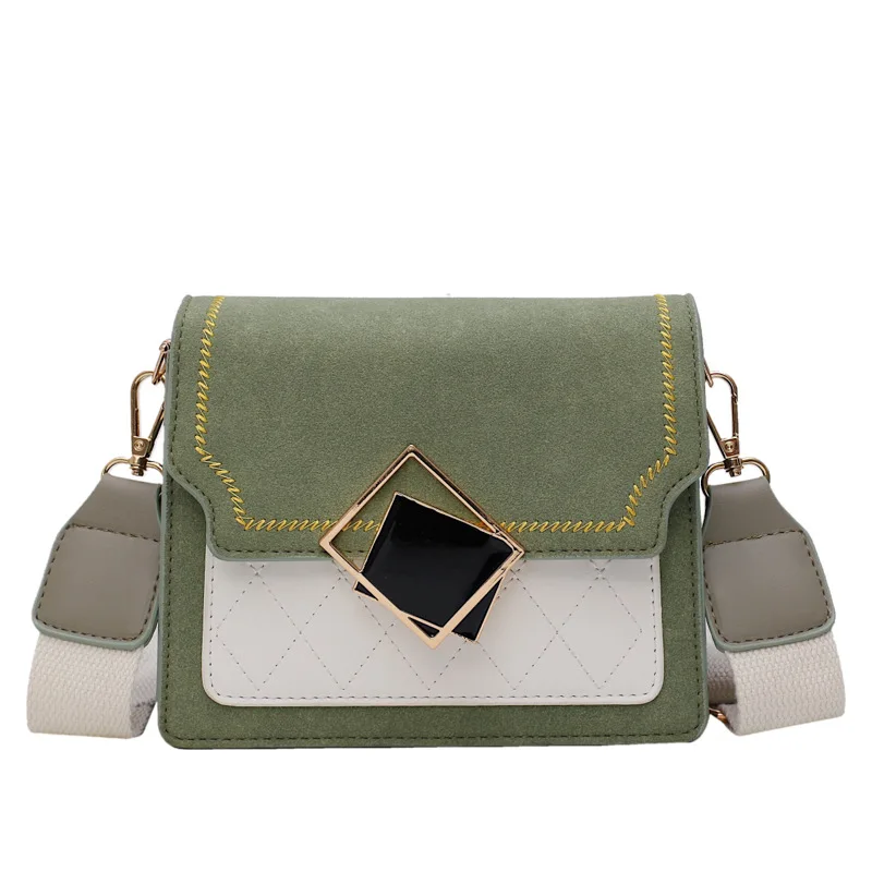 

Textured Mini Small Bag Summer CHIC Dull Polish Broadband WOMEN'S Bag New Style 2019 Korean-style Versatile Shoulder Square Slin