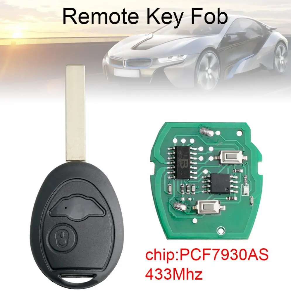 433 МГц телефон с чипом PCF7930AS Подходит для BMW Mini Cooper R50 R53 S 2001-2005 | Автомобили и