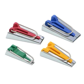 

4pcs Bias Binding Tape Makers Wrapper Roller DIY Fabric Cylinder Tape Trim Wrapper Sewing Hand Tools