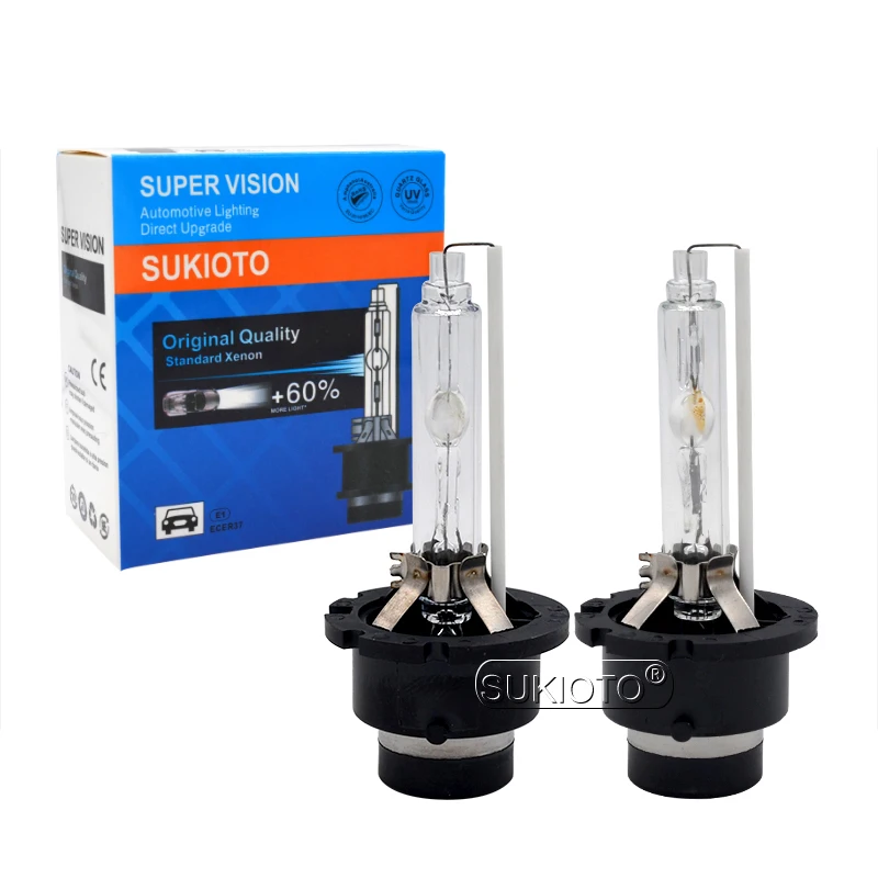 SUKIOTO 2PCS High Bright 24V 35W D1S 6000K HID Xenon Lamps D2S 8000K D3S  4300K D4S 5000K Car Headlight For Original Xenon Kit