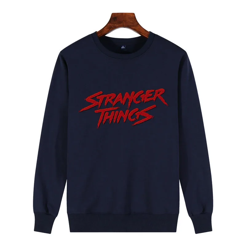 

100% Cotton Man Pullover Stranger Things Sweatshirt Kpop Sweatshirts Kawaii Korean Oversized Harajuku Hip Hop Sweatshirt Men