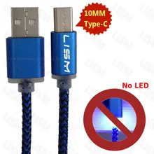 10 мм Длинный разъем type-C USB-C Кабель зарядного устройства 1 м для Blackview P10000 BV9800 BV9500 BV9000 BV7000 Pro для Oukitel K6 K10