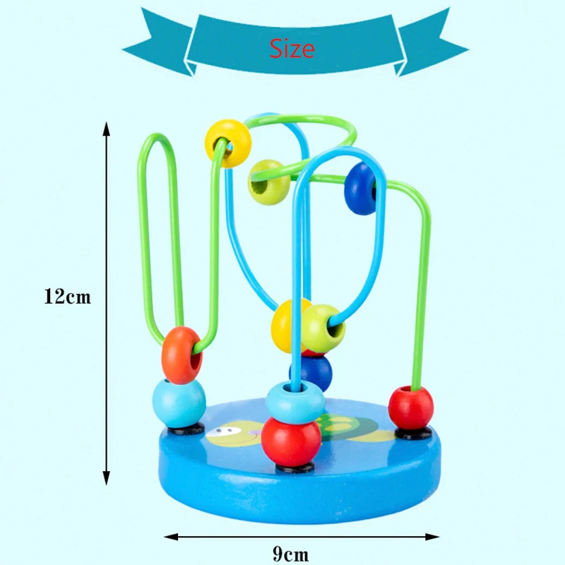 Baby Math Toys Educational Wooden Toys Circles Bead Wire Maze Roller Coaster Kids Boys Girls Abacus Circle Toy Montessori Toys Baby Math Toys Educational Wooden Toys Circles Bead Wire Maze Roller Coaster Kids Boys Girls Abacus Circle Toy Montessori Toys