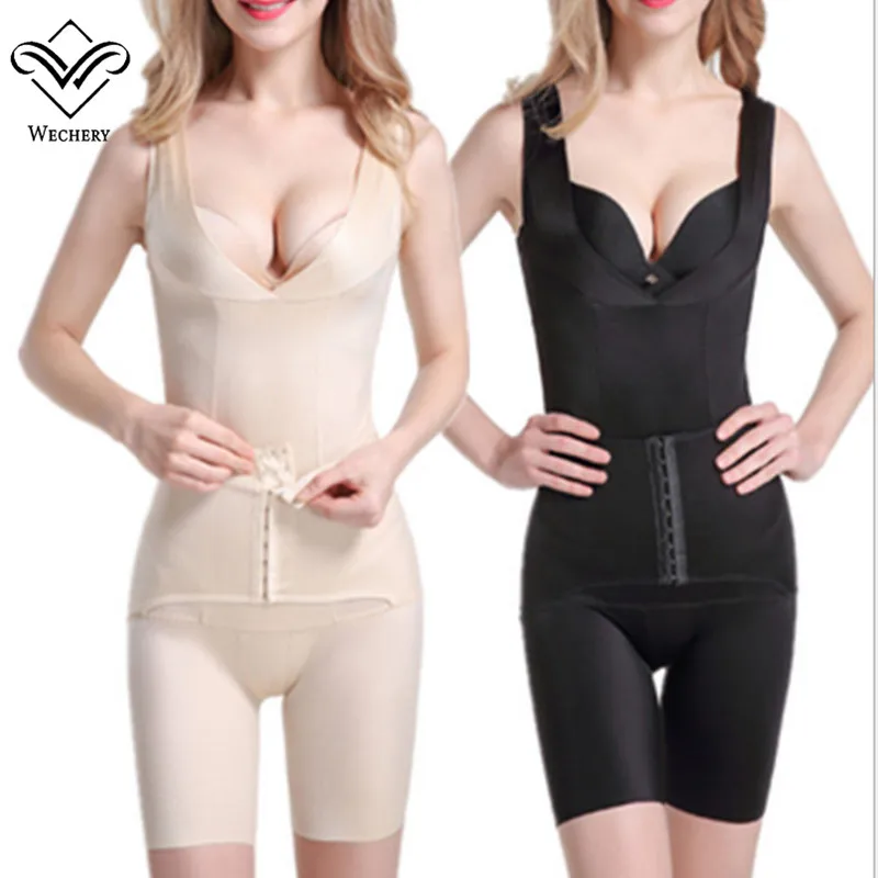 

Wechery Women Body Shaper Corrective Underwear Body Reducer full Body Shapewear Bodysuit for Women Tummy Belt Slimming Body