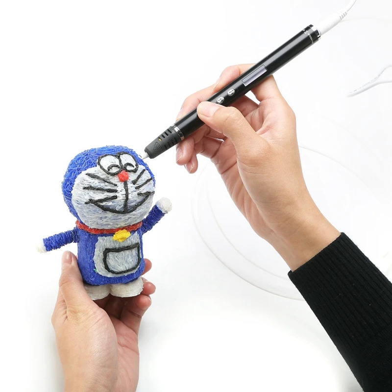 3D Ручка Scribble ручка Abs нити 3d принтер рождественские подарки 3D печать Великобритания вилка, черный