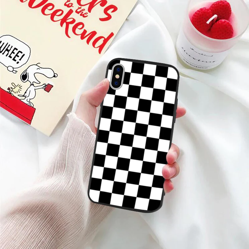 Checkerboard Plaid Checked Checkered Case For iPhone – Tweggo
