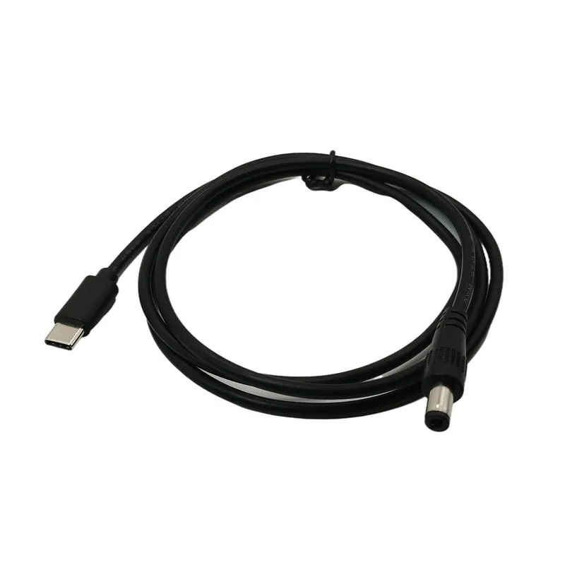 1m DC Type-c Male to 5.5*2.1 Male Cable 5521 Power Jack DC Power Conector 5.5x2.1 adapter USB Type C Converter