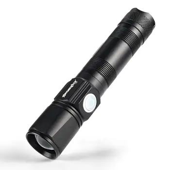 

Skywolfeye Aluminum Alloy Flashlight Torch LED 18650 Torch Light Usb Rechargable