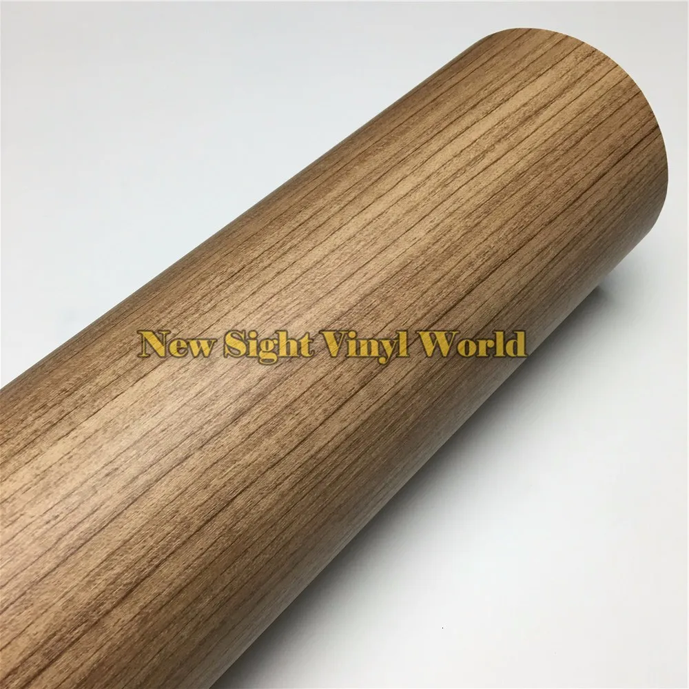 Teak-Car-Wood-Grain-Vinyl-Wrap-Film (4)