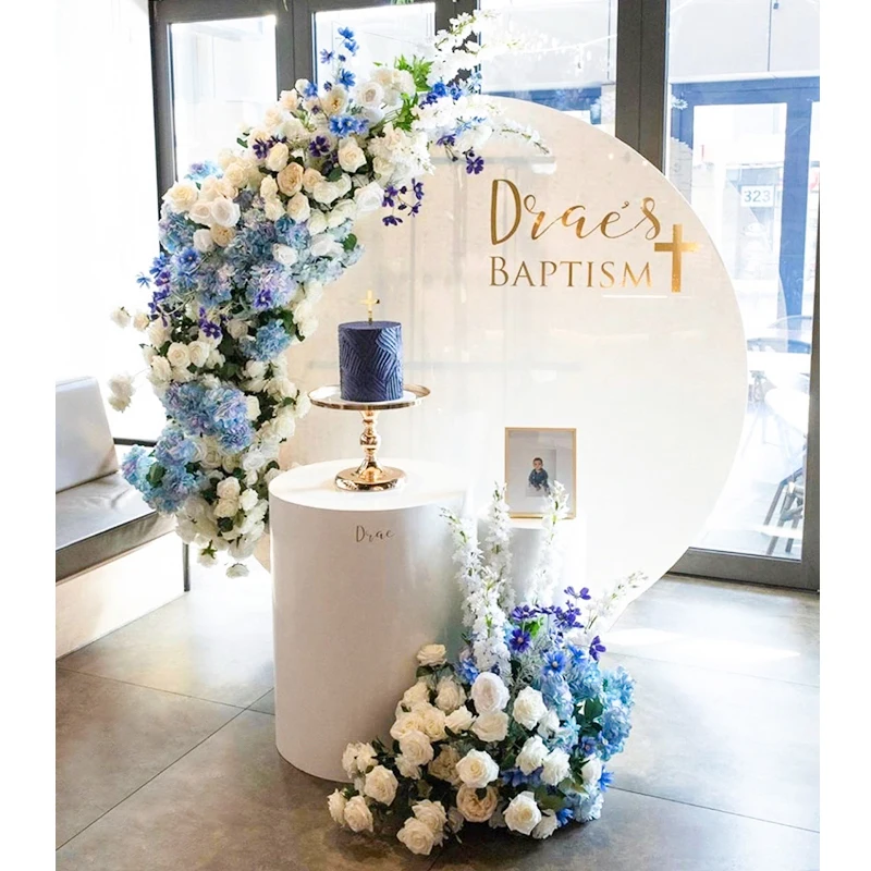 

Flower Wedding Stage Guide Background Wall Decoration Photography Projects for Fake Flower Store Opening