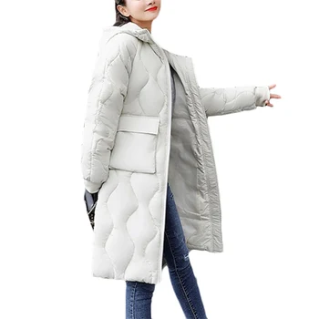 

Parka Women Winter Down jacket Women Coat Long Hooded Outwear Female Parka Thick Cotton Padded new arrival Female Basic Coats