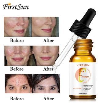 

10ML Vitamin C Hyaluronic Acid Whitening Anti Aging Fade Dark Spot Anti Wrinkle Firming Facial Essence Serum Moisturizing Skin