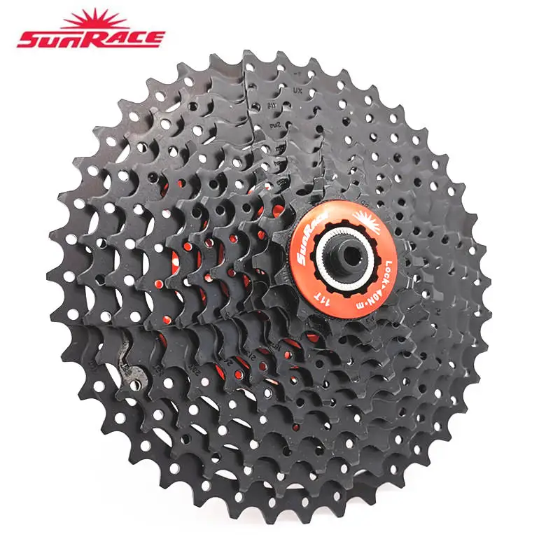 Sunracing 10 скоростей широкоугольный велосипед mtb freewheel кассета 11-40T 11-42T