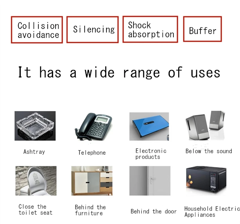 Cabinet Bumpers Door Stops Noisy Bumper Self Adhesive Soft Anti Slip Silicone Rubber Feet Pads Shock Absorber 50/100/200 Grains Cabinet Bumpers Door Stops Noisy Bumper Self Adhesive Soft Anti Slip Silicone Rubber Feet Pads Shock Absorber 50/100/200 Grains