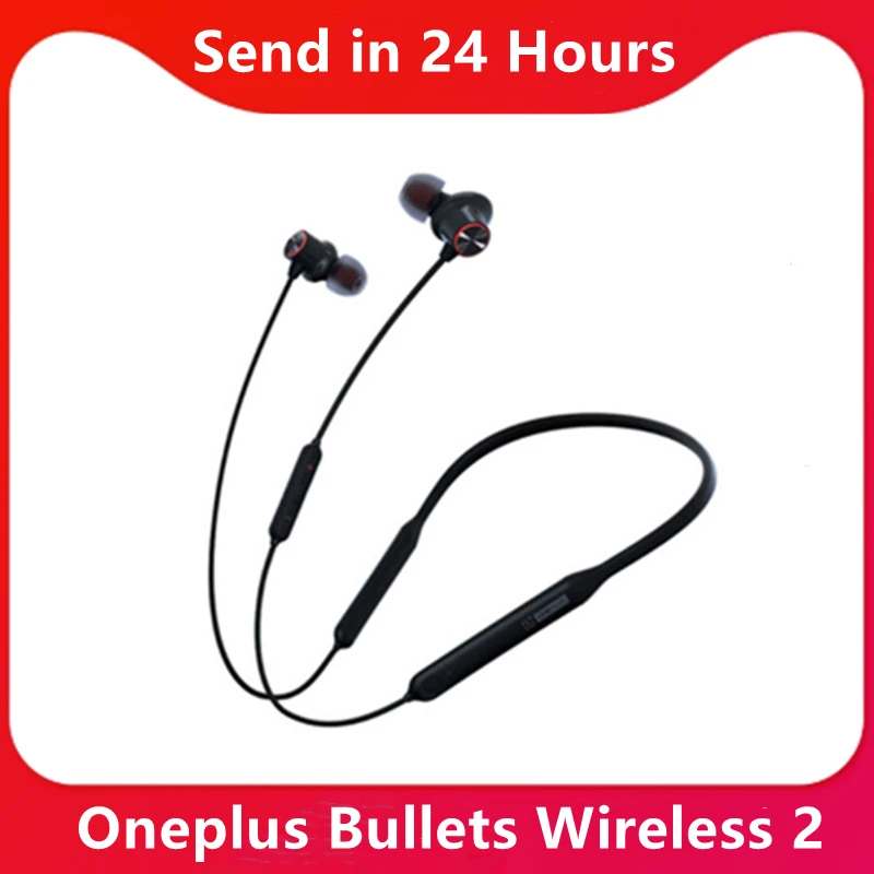 Oneplus Bullets Wireless 2ヘッドセット オリジナル Aptハイブリッド磁気制御 急速充電 電話用イヤホン ヘッドホン Aliexpress