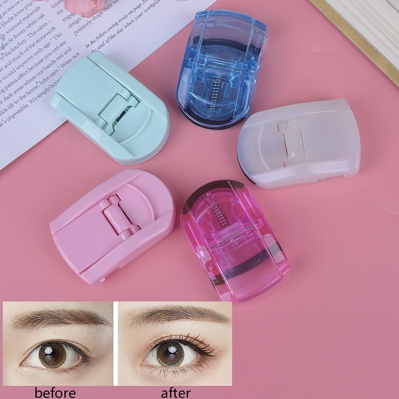 

Portable Professional Mini Eyelash Curler Eyelashes Curling Clip Cosmetic Makeup Tools Accessories Random Color