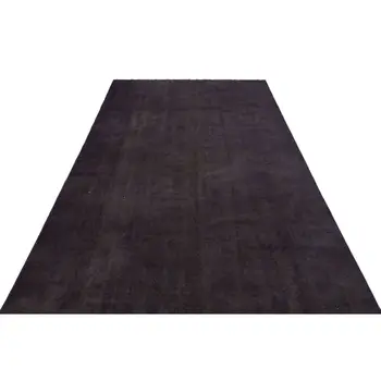 

Black Wool Rug, Anatolian Carpet 1683
