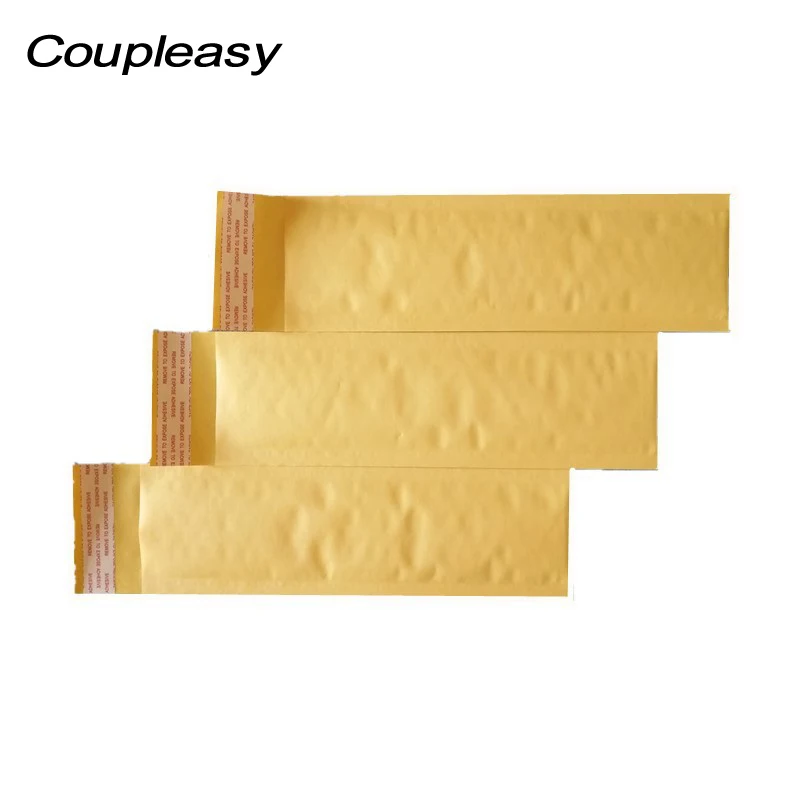 Mailer à Prova de Choque Envelopes com Bolha Envelope de Papel Forma Longa Kraft Papel Bolha Envio Engrossar Longo 20 Pçs