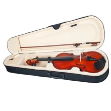 Акустическая скрипка 1/8 размера с чехол для переноски и бантом, для начинающих, для От 4 до 5 лет детей