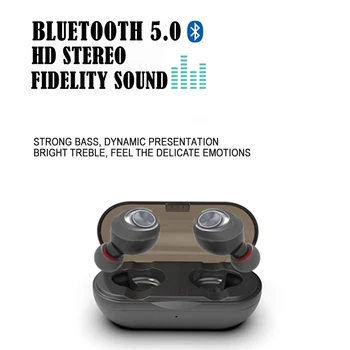 

Capsule mini TWS Wireless Earbuds V5.0 Bluetooth Earphone Headset Deep Bass Stereo Sound Sport Earphones For xiaomi Iphone