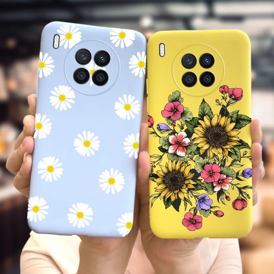 ForHuaweiNova8iCaseCuteDaisyFlowerPhoneBackCoverForHuawei
