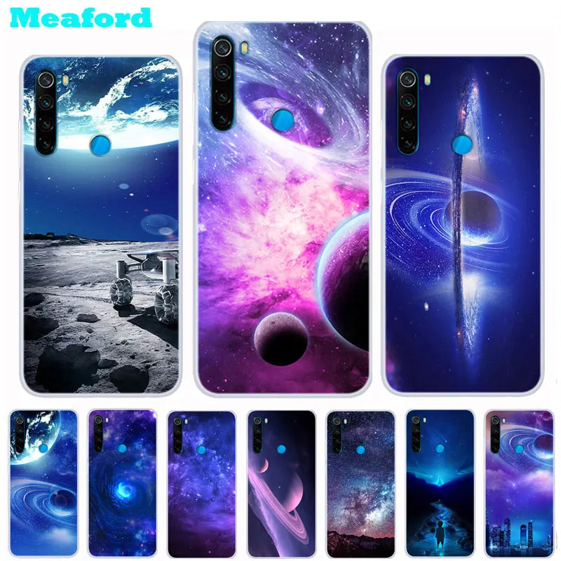 Силиконовый чехол для Xiaomi Redmi Note 8T Planet мягкая задняя крышка из ТПУ 9S 9 Pro 9A 9C Чехол