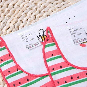 

1 Pcs Cotton Baby Wicking Towel Absorb Sweat Back Towel Perspiration Wipes Reusable Cartoon Print Baby Towel