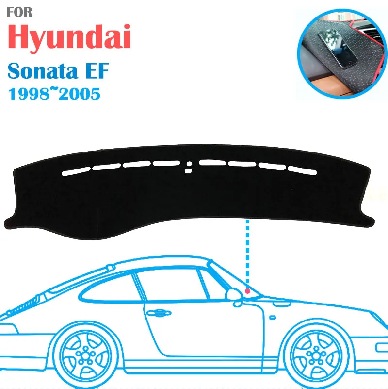 Для Hyundai Sonata EF 1998 1999 2000 2001 2002 2003 2004 2005 крышка приборной панели автомобиля