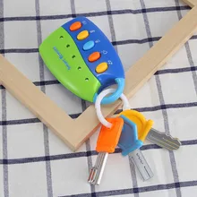 Высокое качество Мультфильм ребенок дети музыкальный Смарт пульт дистанционного автомобиля игрушка-ключ автомобиль голоса ролевые игры игрушки