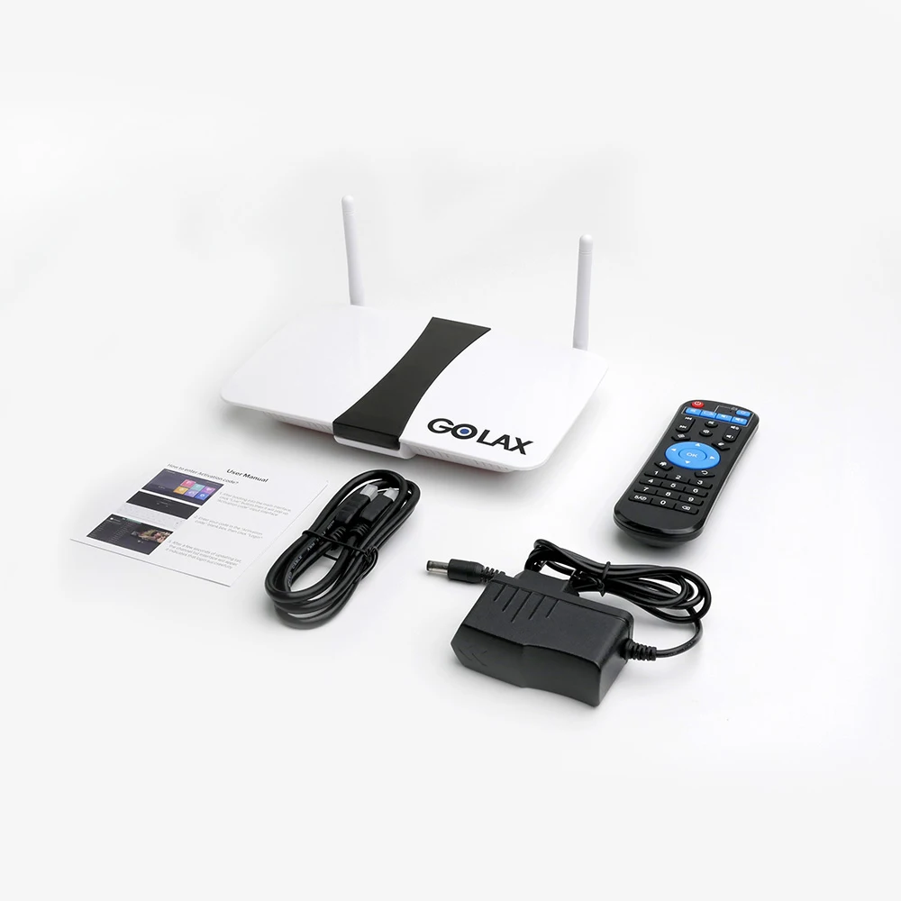 Golax M5 ТВ приемник Android 7,1 Смарт ТВ приставка Amlogic S905W четырехъядерный LAN 100 м H.265 медиаплеер 1 ГБ 8 ГБ 4 к 2,4 ГГц Wifi 4 к коробка