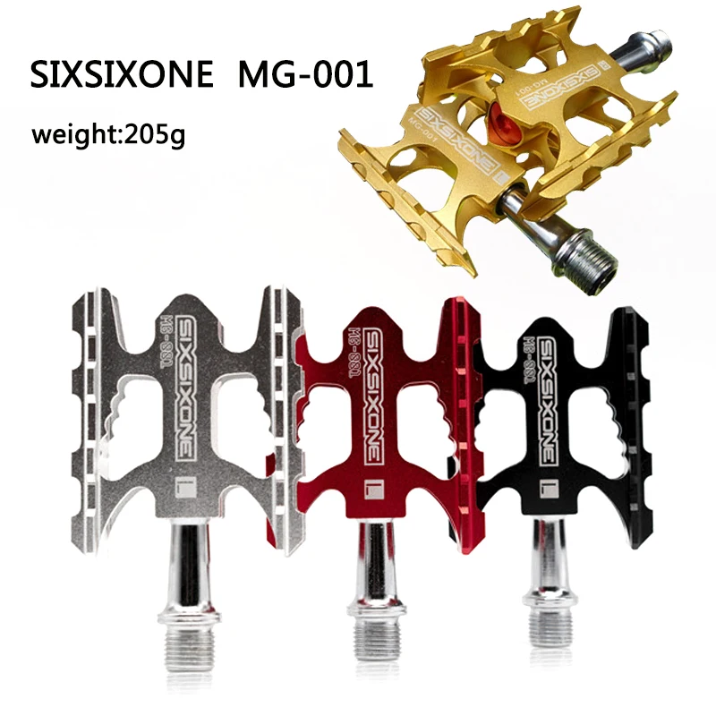 SIXSIXONE MG-001 герметичные велосипедные педали с ЧПУ алюминиевый корпус для MTB шоссейного велоспорта 3 подшипника велосипедные педали