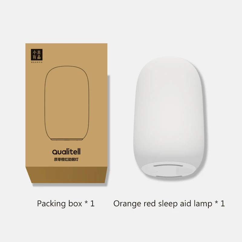 Xiaomi Mijia Qualitell спальный светильник с поддержкой сна прикроватная лампа перезаряжаемый спальный светильник светодиодный мягкий светильник Ночной светильник