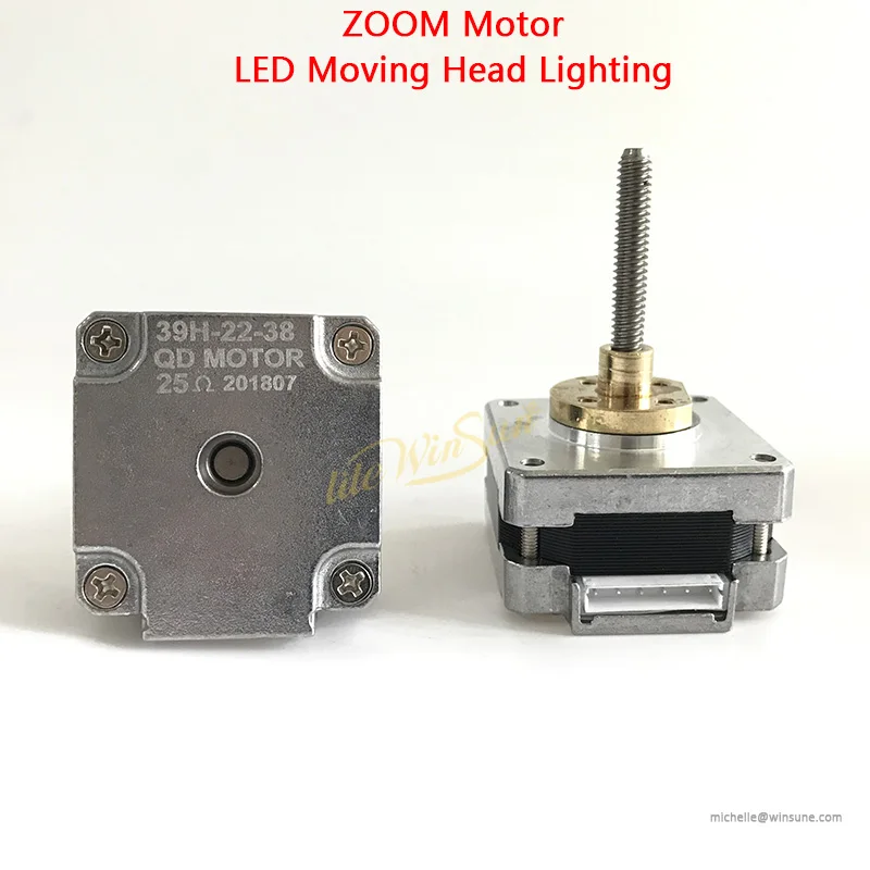 led moving head lighting zoom motor