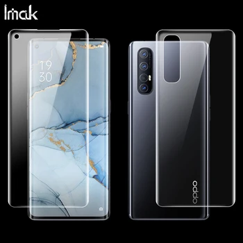 

2PCS Full coverage for OPPO Reno3 pro 5g Reno 3 Pro 5G Screen protector and Back cover protector Imak All Standing Hydrogel Film